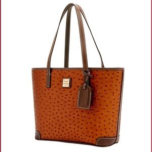 Dooney & Bourke Ostrich Charleston (Bronze/Grey)